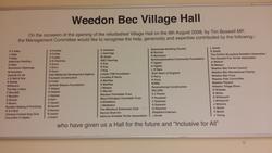 Refurbishment at the Hall